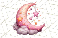 Halloween Clipart PNG, Pink Pastel Goth Halloween Ghost Product Image 4