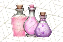 Halloween Clipart PNG, Pink Pastel Goth Halloween Ghost Product Image 2