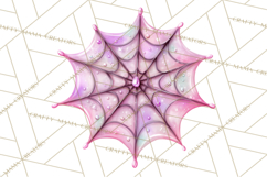 Halloween Clipart PNG, Pink Pastel Goth Halloween Ghost Product Image 3