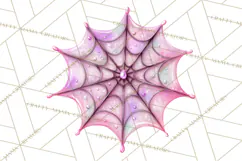 Halloween Clipart PNG, Pink Pastel Goth Halloween Ghost Product Image 3