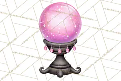 Halloween Clipart PNG, Pink Pastel Goth Halloween Ghost Product Image 3