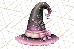 Halloween Clipart PNG, Pink Pastel Goth Halloween Ghost Product Image 3