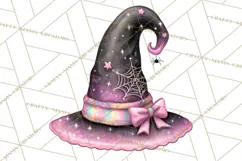 Halloween Clipart PNG, Pink Pastel Goth Halloween Ghost Product Image 3