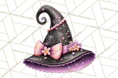 Halloween Clipart PNG, Pink Pastel Goth Halloween Ghost Product Image 4