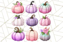 Halloween Clipart PNG, Pink Pastel Goth Halloween Ghost Product Image 3