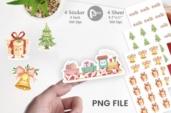 Holiday Pastel Icons Sticker Product Image 1