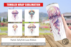 Pastel Jellyfish Lace Tumbler Product Image 1