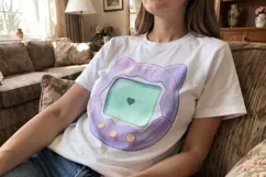 Pastel Lavender Cozy Gamer Sublimation Product Image 2
