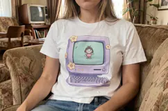 Pastel Lavender Cozy Gamer Sublimation Product Image 3