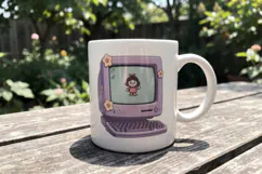 Pastel Lavender Cozy Gamer Sublimation Product Image 10