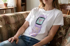 Pastel Lavender Cozy Gamer Sublimation Product Image 3