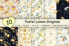 lemon gingham pattern, pastel lemon paper, gingham digital paper, lemon scrapbook paper, pastel gingham tile, lemon pattern bundle, gingham pattern pack, pastel citrus paper, lemon digital paper, gingham scrapbook paper, pastel lemon tile, lemon gingham t