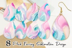 Earring teardrop Pastel Liquids Product Image 1