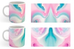Pastel Liquids | Mug sublimation design Product Image 2