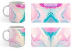 Pastel Liquids | Mug sublimation design Product Image 3