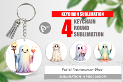 Keychain Pastel Necromancer Ghost Product Image 1