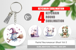 Keychain Pastel Necromancer Ghost Product Image 1