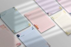 Pastel Floral Stationery Notepad Canva Template Product Image 2