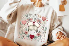 Nurse PNG, Nurse Sublimation, Nursing PNG, Stethoscope PNG Product Image 1
