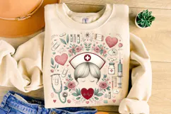 Nurse PNG, Nurse Sublimation, Nursing PNG, Stethoscope PNG Product Image 3