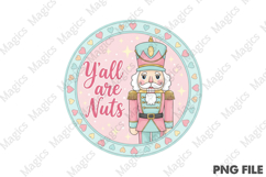Pastel Nutcracker Y&#039;al Are Nuts PNG Product Image 1