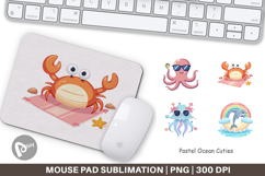 Mouse Pad Pastel Ocean Cuties Product Image 1