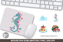 Mouse Pad Pastel Ocean Cuties Product Image 1