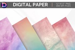 Pastel Ombre Digital Paper Product Image 1