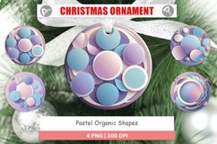 Christmas Ornaments Pastel Organic Shapes Product Image 1