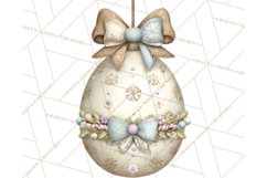 Pastel Christmas Ornaments Watercolor PNG Product Image 3