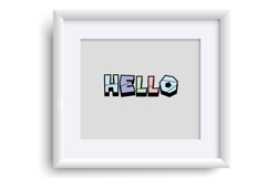 Paper Plane Pastel Color Font Product Image 3