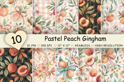 peach gingham pattern, pastel peach paper, gingham digital paper, peach scrapbook paper, pastel gingham tile, peach pattern bundle, gingham pattern pack, pastel peach tile, peach digital paper, gingham scrapbook paper, pastel orange paper, peach gingham t