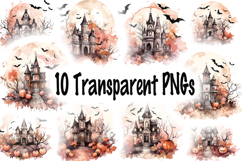 Pastel Halloween Haunted House Bundle: Soft Spooky Aesthetic Product Image 9
