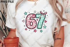 Pastel Pink Teal 67 Valentine Design PNG Product Image 2