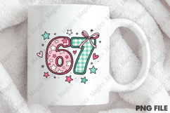 Pastel Pink Teal 67 Valentine Design PNG Product Image 4