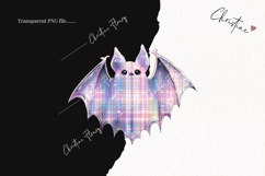 Pastel Plaid Halloween Clipart | Halloween PNG Product Image 2