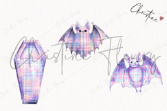 Pastel Plaid Halloween Clipart | Halloween PNG Product Image 3