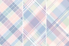 Pastel Plaid Seamless Digital Paper Bundle Product Image 5
