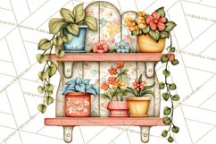 Houseplant Clipart PNG, Pastel Potted Icons Product Image 3