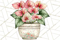 Houseplant Clipart PNG, Pastel Potted Icons Product Image 4