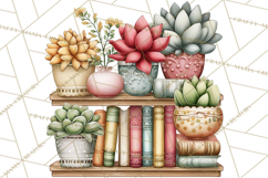 Houseplant Clipart PNG, Pastel Potted Icons Product Image 3