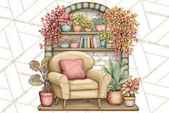 Houseplant Clipart PNG, Pastel Potted Icons Product Image 4
