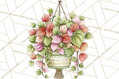 Houseplant Clipart PNG, Pastel Potted Icons Product Image 4