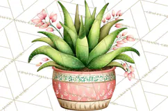 Houseplant Clipart PNG, Pastel Potted Icons Product Image 2