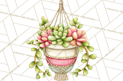 Houseplant Clipart PNG, Pastel Potted Icons Product Image 4