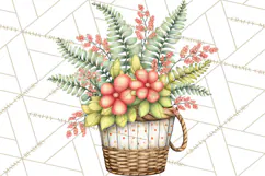 Houseplant Clipart PNG, Pastel Potted Icons Product Image 5
