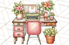 Houseplant Clipart PNG, Pastel Potted Icons Product Image 3