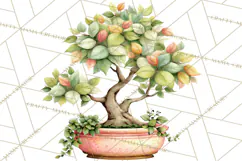 Houseplant Clipart PNG, Pastel Potted Icons Product Image 4