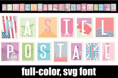Pastel Postage Color Font Product Image 1