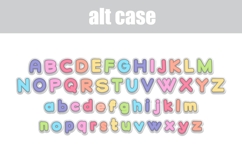 Pastel Puffs Color Font Product Image 3